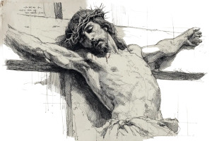 Jesus Sketch Vinyl Car Decal Sticker – Waterproof & UV-Resistant Jesus Sketch Vinyl Car Decal Sticker – Waterproof & UV-Resistant