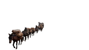 Mountain Caravan Journey Vinyl Car Decal Sticker – Waterproof & UV-Resistant 