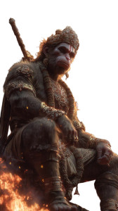 Fierce Lord Hanuman Vinyl Car Decal Sticker – Waterproof & UV-Resistant Fierce Lord Hanuman Vinyl Car Decal Sticker – Waterproof & UV-Resistant
