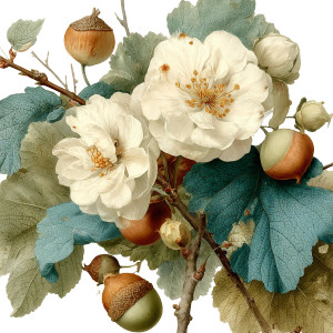 Vintage Botanical Illustration Vinyl Car Decal Sticker – Waterproof & UV-Resistant 