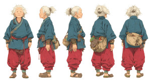 Martial Arts Elder Vinyl Car Decal Sticker – Waterproof & UV-Resistant 