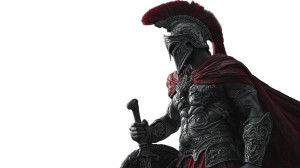 Spartan Warrior V244 Vinyl Car Decal Sticker – Waterproof & UV-Resistant 