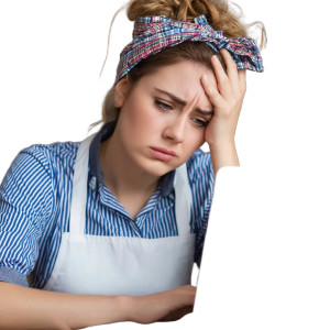 Frustrated Baker V2 Vinyl Car Decal Sticker – Waterproof & UV-Resistant 