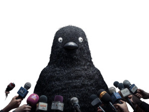 Black Bird Man Vinyl Car Decal Sticker – Waterproof & UV-Resistant 