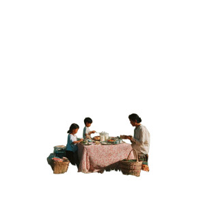 Family Picnic V5 Vinyl Car Decal Sticker – Waterproof & UV-Resistant 