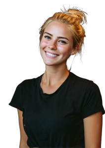 Happy Waitress Vinyl Car Decal Sticker – Waterproof & UV-Resistant 