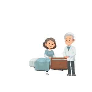 Nurse Caring For Elderly Vinyl Car Decal Sticker – Waterproof & UV-Resistant Nurse Caring For Elderly Vinyl Car Decal Sticker – Waterproof & UV-Resistant