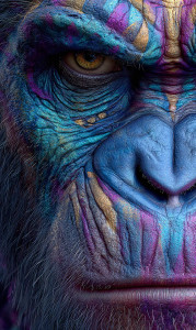 Dali Ape Vinyl Car Decal Sticker – Waterproof & UV-Resistant 