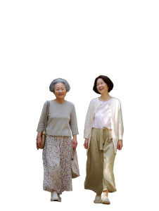 Korean Women Walking V2 Vinyl Car Decal Sticker – Waterproof & UV-Resistant 