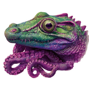 Crocodile Octopus Hybrid Vinyl Car Decal Sticker – Waterproof & UV-Resistant Crocodile Octopus Hybrid Vinyl Car Decal Sticker – Waterproof & UV-Resistant
