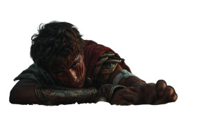 Young Leonidas Defiant Vinyl Car Decal Sticker – Waterproof & UV-Resistant 