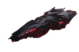 Alien Starship Descent Vinyl Car Decal Sticker – Waterproof & UV-Resistant 