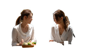 Office Lunch Chat Vinyl Car Decal Sticker – Waterproof & UV-Resistant 