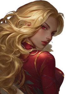 Scarlet Witch Portrait V4 Vinyl Car Decal Sticker – Waterproof & UV-Resistant 