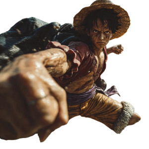 Live-Action Luffy Vinyl Car Decal Sticker – Waterproof & UV-Resistant 