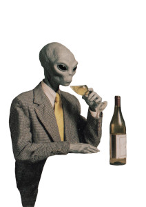 Grey Alien Sipping Vinyl Car Decal Sticker – Waterproof & UV-Resistant Grey Alien Sipping Vinyl Car Decal Sticker – Waterproof & UV-Resistant