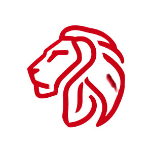 Lion Logo V4 Vinyl Car Decal Sticker – Waterproof & UV-Resistant 