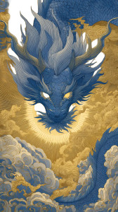 Sacred Blue Dragon Vinyl Car Decal Sticker – Waterproof & UV-Resistant Sacred Blue Dragon Vinyl Car Decal Sticker – Waterproof & UV-Resistant