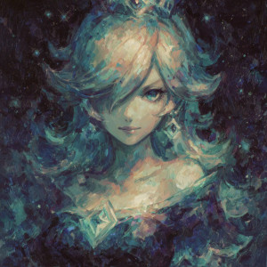 Princess Rosalina Vinyl Car Decal Sticker – Waterproof & UV-Resistant 