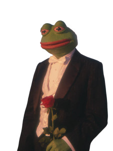 Pepe In Suit Vinyl Car Decal Sticker – Waterproof & UV-Resistant 