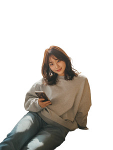 Japanese Student Relaxing V2 Vinyl Car Decal Sticker – Waterproof & UV-Resistant 