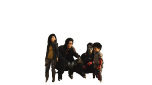 Futuristic Wandering Group Vinyl Car Decal Sticker – Waterproof & UV-Resistant 