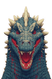 Crocodile Logo Vinyl Car Decal Sticker – Waterproof & UV-Resistant 