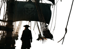 Pirate Captain Silhouette V2 Vinyl Car Decal Sticker – Waterproof & UV-Resistant 