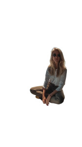 Wing Sitting Woman Vinyl Car Decal Sticker – Waterproof & UV-Resistant 