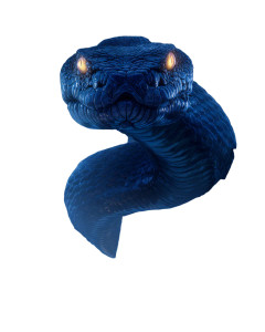 Giant Blue Snake Vinyl Car Decal Sticker – Waterproof & UV-Resistant Giant Blue Snake Vinyl Car Decal Sticker – Waterproof & UV-Resistant