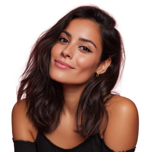 Latin Woman Portrait V3 Vinyl Car Decal Sticker – Waterproof & UV-Resistant 