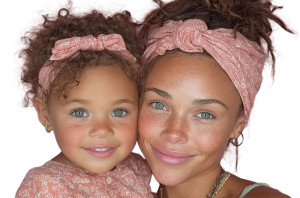 Mother And Daughter V97 Vinyl Car Decal Sticker – Waterproof & UV-Resistant 