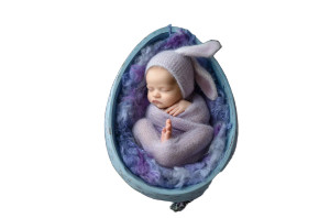 Newborn In Egg Vinyl Car Decal Sticker – Waterproof & UV-Resistant 