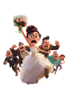 Romantic Chase Chaos Vinyl Car Decal Sticker – Waterproof & UV-Resistant 