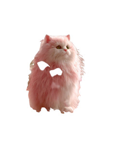 Pink Plush Toy V2 Vinyl Car Decal Sticker – Waterproof & UV-Resistant 