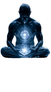 Meditating With Energy Vinyl Car Decal Sticker – Waterproof & UV-Resistant 