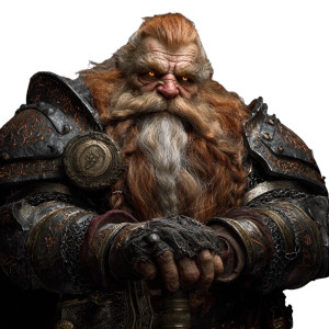 Epic Dwarf Warrior Vinyl Car Decal Sticker – Waterproof & UV-Resistant Epic Dwarf Warrior Vinyl Car Decal Sticker – Waterproof & UV-Resistant