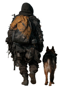 Postapocalyptic Wanderer V2 Vinyl Car Decal Sticker – Waterproof & UV-Resistant 