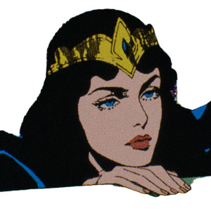 Retro-Futuristic Queen Vinyl Car Decal Sticker – Waterproof & UV-Resistant 