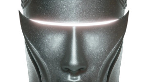 Futuristic Mask Vinyl Car Decal Sticker – Waterproof & UV-Resistant 