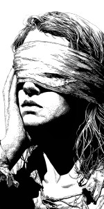 Blind Girl Portrait Vinyl Car Decal Sticker – Waterproof & UV-Resistant 