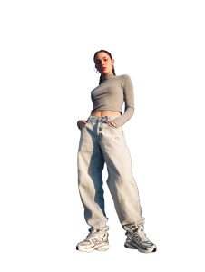 Slavic Model Girl Vinyl Car Decal Sticker – Waterproof & UV-Resistant 