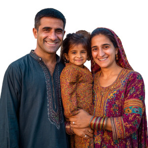 Pakistani Family Vinyl Car Decal Sticker – Waterproof & UV-Resistant 