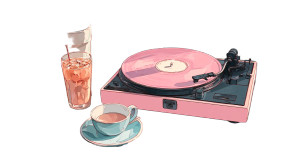 Vinyl Coffee Scene Vinyl Car Decal Sticker – Waterproof & UV-Resistant 