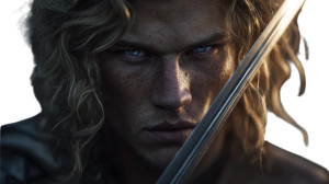 Greek God Duel Vinyl Car Decal Sticker – Waterproof & UV-Resistant 