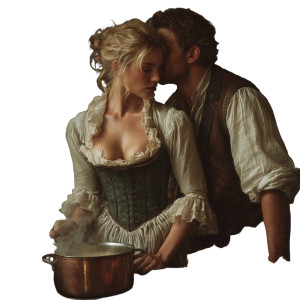 Fantasy Kitchen Romance Vinyl Car Decal Sticker – Waterproof & UV-Resistant 
