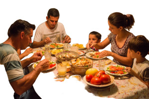 Venezuelan Family Dinner Vinyl Car Decal Sticker – Waterproof & UV-Resistant 