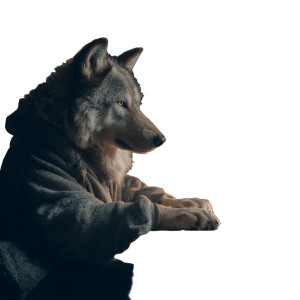 Wolf Stock Trader Vinyl Car Decal Sticker – Waterproof & UV-Resistant 