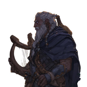 Dwarf Bard V3 Vinyl Car Decal Sticker – Waterproof & UV-Resistant 