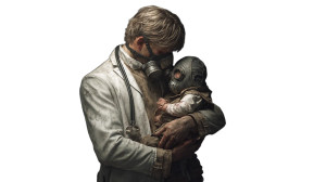 Doctor And Newborn Vinyl Car Decal Sticker – Waterproof & UV-Resistant 